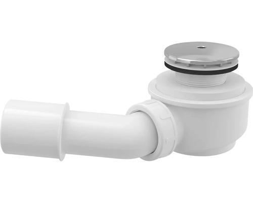 Bonde de vidage pour receveur de douche avec trou de montage de 52 mm chrome Garniture de vidange avec bouchon chromé pour lavabo