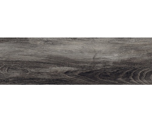 Wand- und Bodenfliese Tradizione nero 15x61 cm