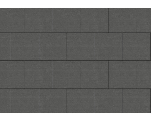 Carrelage vinyle Dryback Gabun Nauru gris foncé à coller 600x600x2 mm