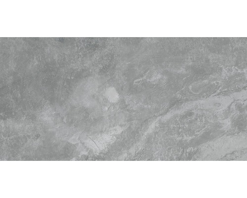 Carrelage pour sol en grès cérame fin Geo grey 60x120 cm rectifié