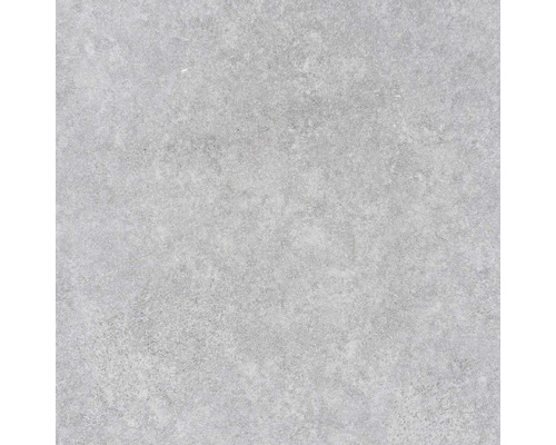 Carrelage vinyle Dryback Oman gris clair à coller 600x600x2 mm