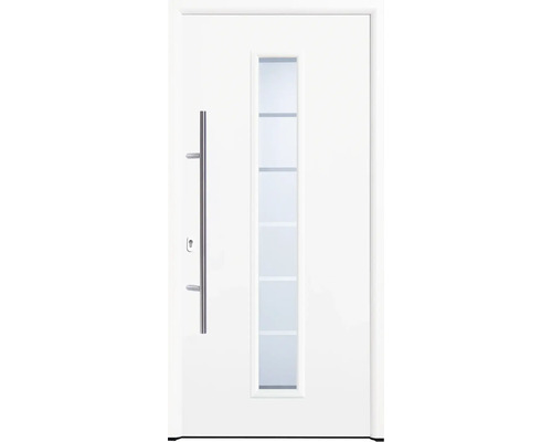 Porte d'entrée Hörmann Thermo46 TPS 020/06 blanc 1000 x 2100 mm gauche
