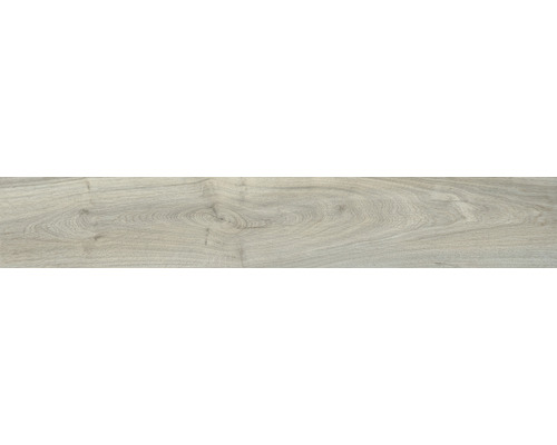 Feinsteinzeug Wand- und Bodenfliese Silentwood Bianco 30x120cm rektifiziert