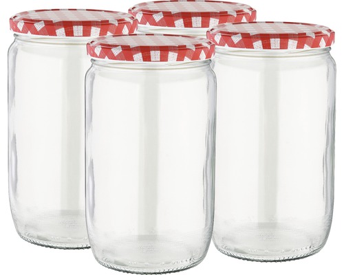Pots en verre 720 ml 4 un. Pots en verre 720 ml 4 un.