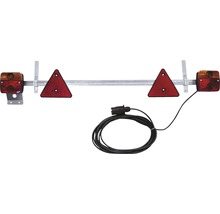 Panneau d'éclairage extractible 140-210 cm pour remorque