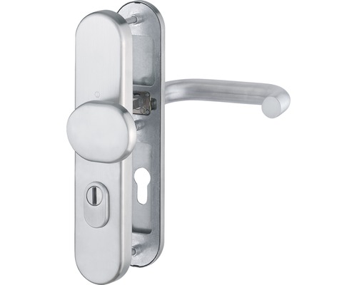 Hoppe Schutz-Wechselgarnitur PZ 3664161 Paris E86G/3332ZA/3310/138Z Lochabstand 72 mm Edelstahl mit Zylinderabdeckung