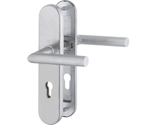 Hoppe Ferrure de protection cylindre profilé 3661955 Amsterdam E1400Z/3331/3310 distance entre les trous 72 mm acier inoxydable