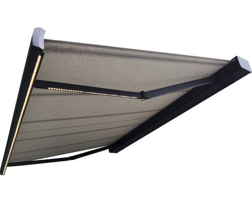 Store de terrasse avec éclairage LED