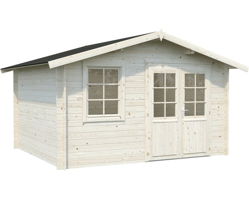 Abri de jardin en bois avec fenêtre et double porte