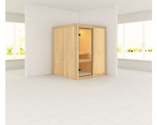 Sauna modulaire Karibu Norina sans poêle ni couronne