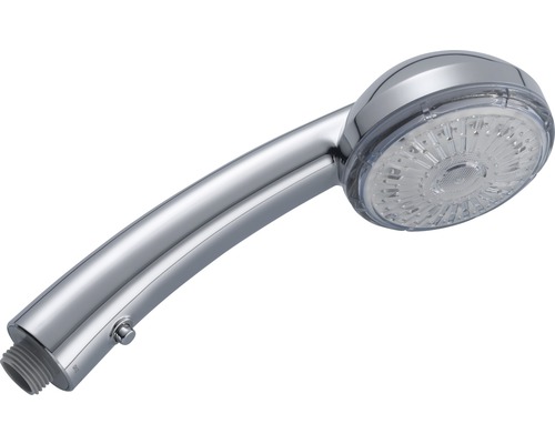 Douchette en chrome avec pommeau de douche rond