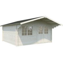 Abri de jardin en bois avec fenêtre et double porte