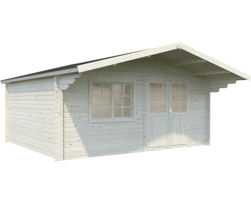 Abri de jardin en bois avec fenêtre et double porte