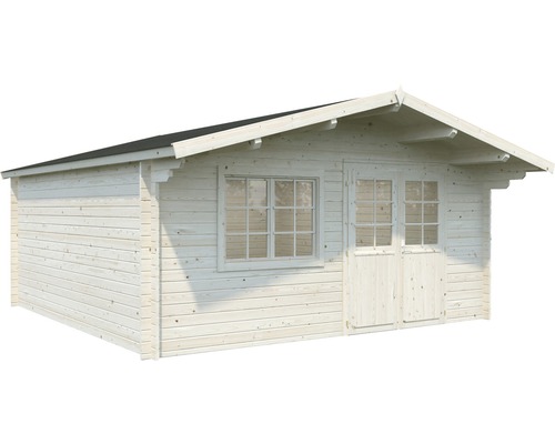 Abri de jardin en bois avec fenêtre et double porte