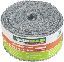 Jute Dekoband Rolle, fuenf Zentimeter mal zehn Meter