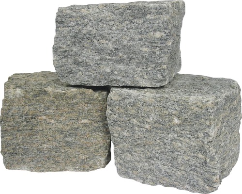 Pavé gneiss de Luserna 8-10 x 8-10 x 8-10 cm 1500 kg Bigbag