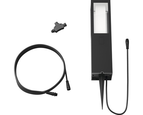 Luminaire de jardin avec câble et prise