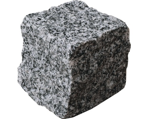 Pavé carré pavé mosaïque gris granite 5 x 5 x 5 cm (sac = 25 kg)