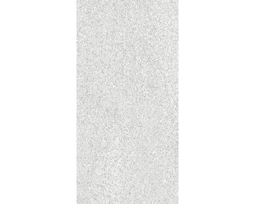 Feinsteinzeug Terrassenplatte Iceland White rektifizierte Kante 80 x 40 x 3 cm Nahaufnahme einer mineralischen Putzoberfläche