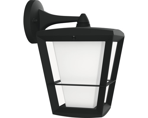 Schwarze Wandleuchte für den Aussenbereich