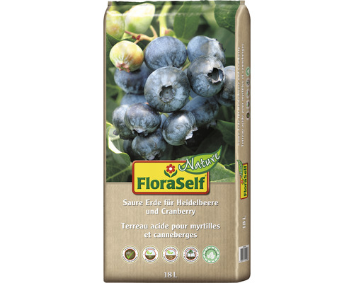 Terreau pour canneberge et myrtilles FloraSelf Nature® 18 l