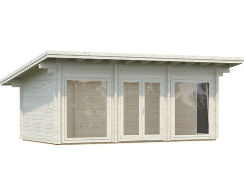 Maison de jardin en bois avec double porte et fenêtres