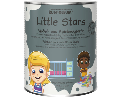 Little Stars Möbelfarbe und Spielzeugfarbe Mysteriöses Schloss dunkelgrün 750 ml