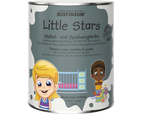 Peinture pour meubles et jouets Little Stars Château magique vert foncé 750 ml