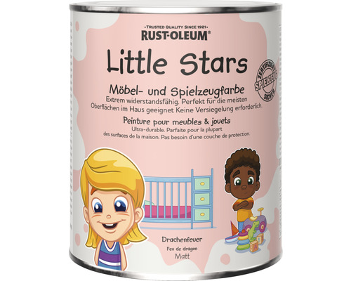Little Stars Möbelfarbe und Spielzeugfarbe Drachenfeuer orange 750 ml
