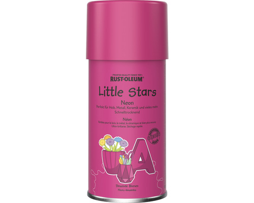 Little Stars Neon Sprühlack Tanzende Blumen hellrosa 150 ml