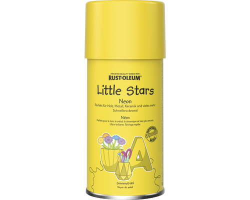 Little Stars Neon Sprühlack Sonnenstrahl gelb 150 ml Rust-Oleum Little Stars Neon Spraydose für Holz, Metall und Keramik