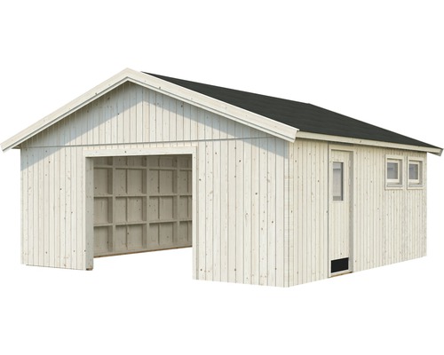 Garage simple Andre 28,5 m² sans portail 557 x 576 cm naturel
