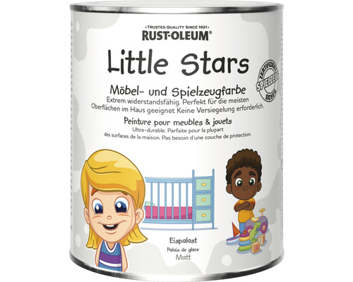 Little Stars Möbelfarbe und Spielzeugfarbe Eispalast weiss 750 ml