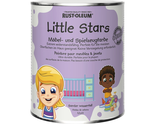 Little Stars Möbelfarbe und Spielzeugfarbe Samter Wasserfall purpur 750 ml