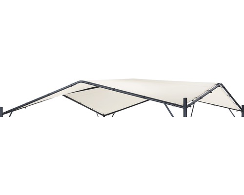 Pièce de rechange toit de pavillon pour pavillon 350 x 350 x 270 cm Polyester blanc