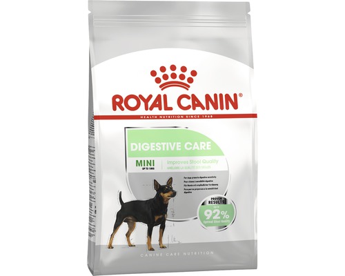 Hundefutter trocken ROYAL CANIN Mini Digestive Care 3 kg Royal Canin Digestive Care Mini Hundetrockenfutter Verpackung