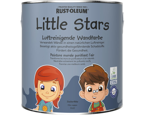 Peinture murale Little Stars Flûte magique bleu foncé 2,5 l