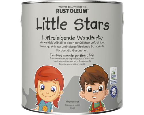 Peinture murale Little Stars Génie dans la bouteille gris 2,5 l