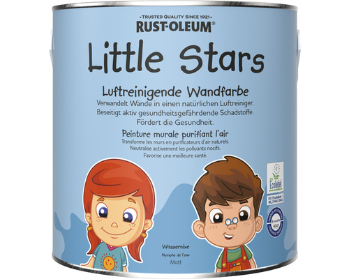 Wandfarbe Little Stars Wassernixe hellblau 2,5 L Rust-Oleum Little Stars Wandfarbe Dose