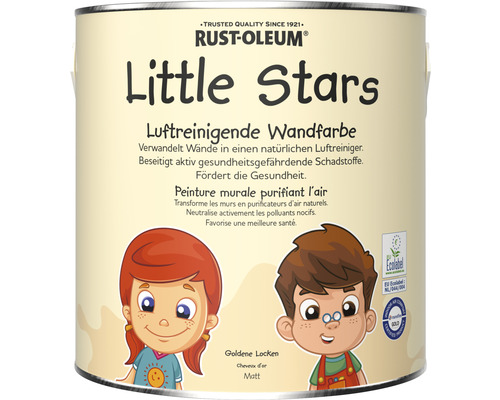 Wandfarbe Little Stars Goldene Locken gelb 2,5 L