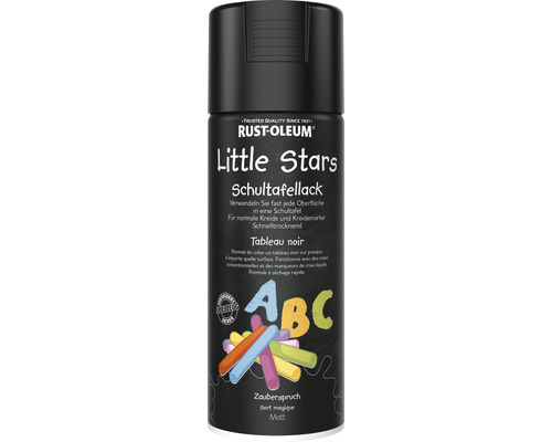 Peinture aérosol laque tableau noir Little Stars Sort Magique noir 400 ml