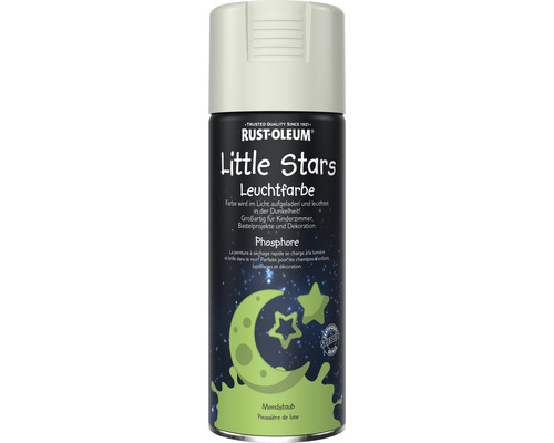 Little Stars Leuchtfarbe Sprühlack Mondstaub hellgrün 400 ml