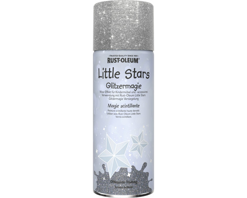 Little Stars Glitzermagie Sprühlack Glänzende Rüstung silber 400 ml