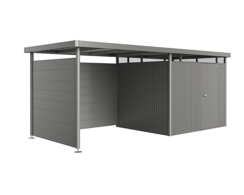 Garage à vélos en métal avec porte