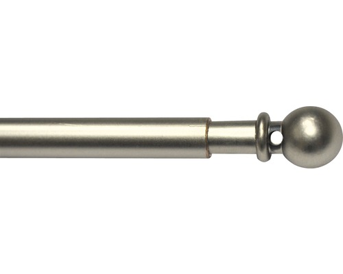 Vitragestange mit Kugel Ø 7 mm nickel 40-65 cm