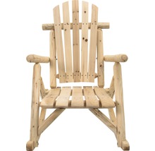 Schaukelstuhl Garden Place Kim 98 cm Holz hell