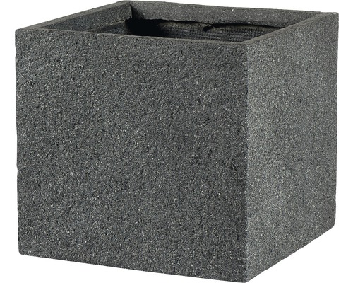 Pflanztopf Atlanta Fiberglas 55x55 cm schwarz