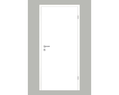 Porte de chambre Pertura Yori CPL blanc (similaire RAL 9003) 70,0x201,5 cm (norme CH) à droite