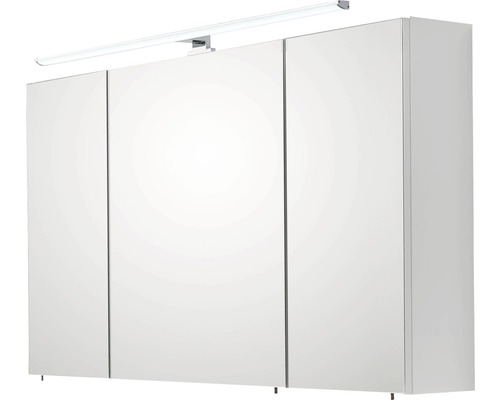 Armoire de toilette pelipal Balu 110 cm blanc 3 porte LED