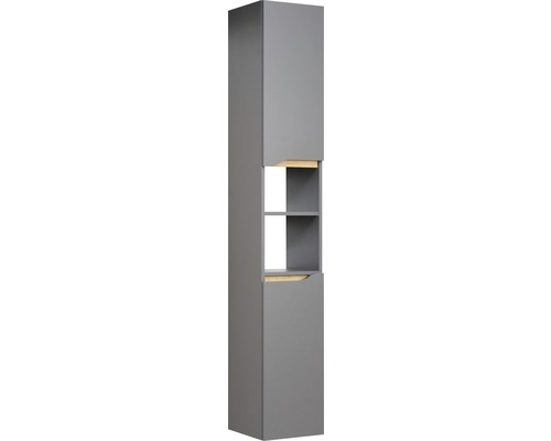 Armoire haute Pelipal Capri 185,5 x 30 cm gris quartz